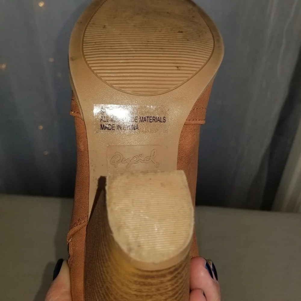 Qupid ankle boots.